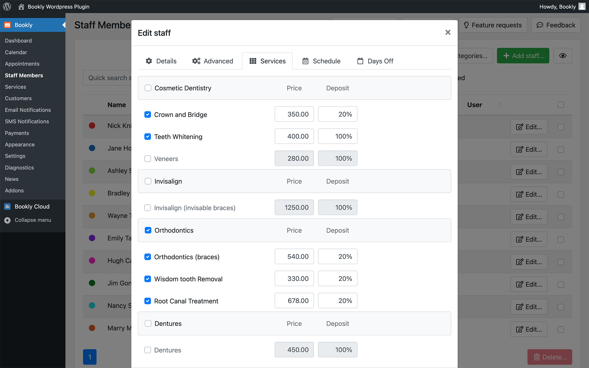 Accept deposit payments in Bookly Accept deposit payments in Bookly