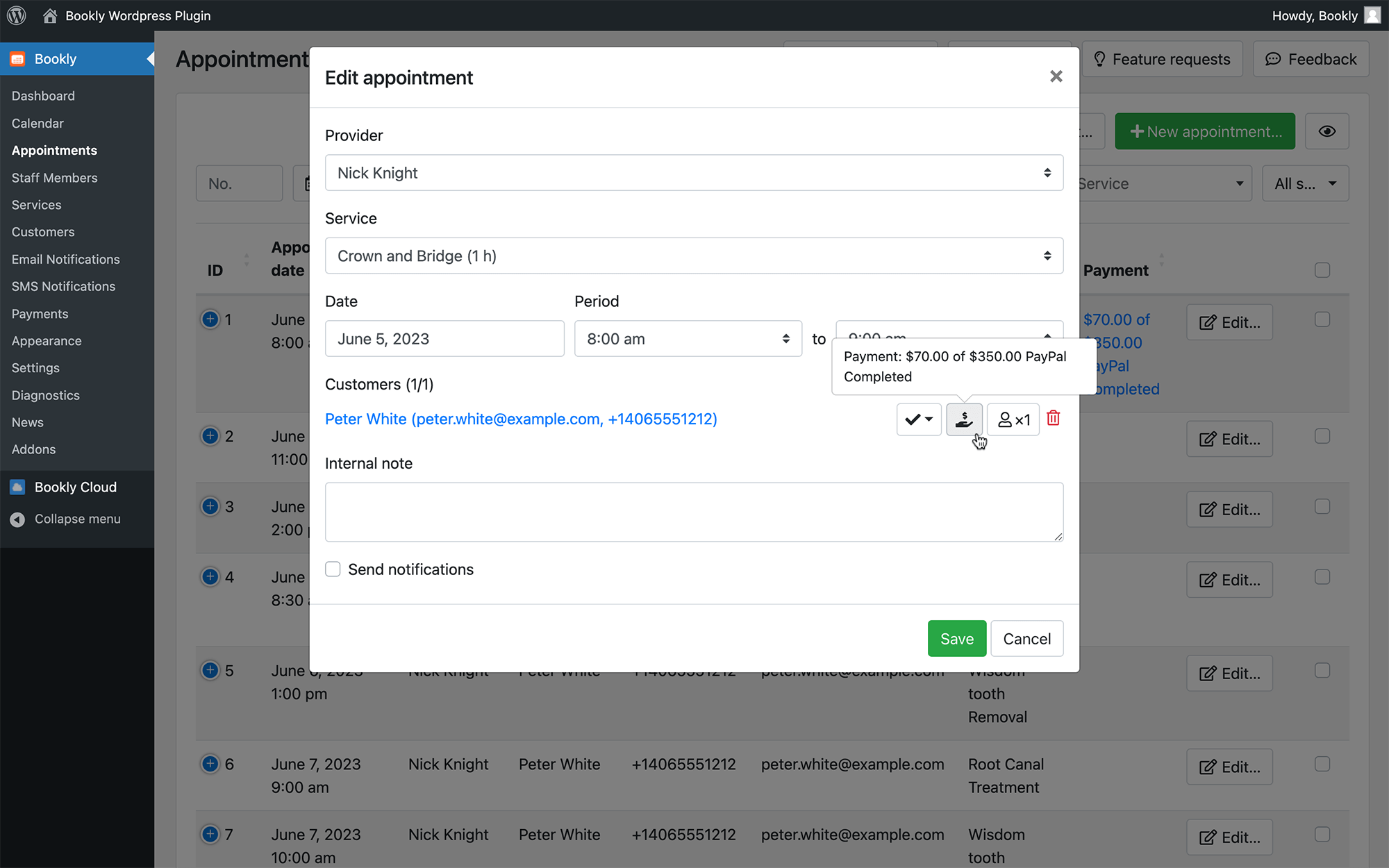 Accept deposit payments in Bookly Accept deposit payments in Bookly