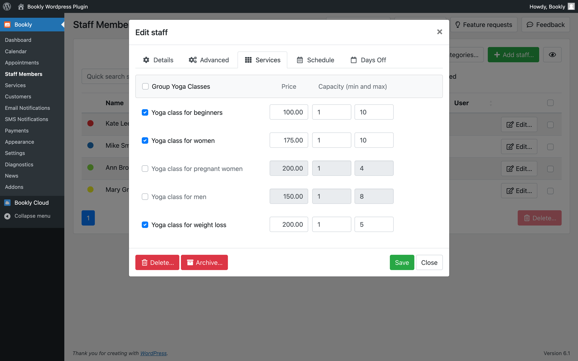 Accept group bookings in Bookly Accept group bookings in Bookly