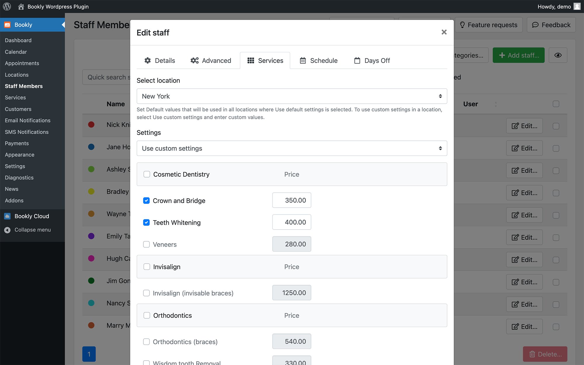 Add service locations in Bookly Add service locations in Bookly