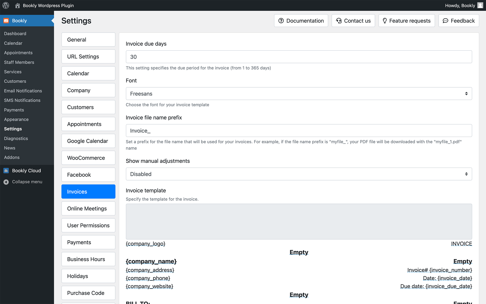Automatic invoicing in Bookly Automatic invoicing in Bookly
