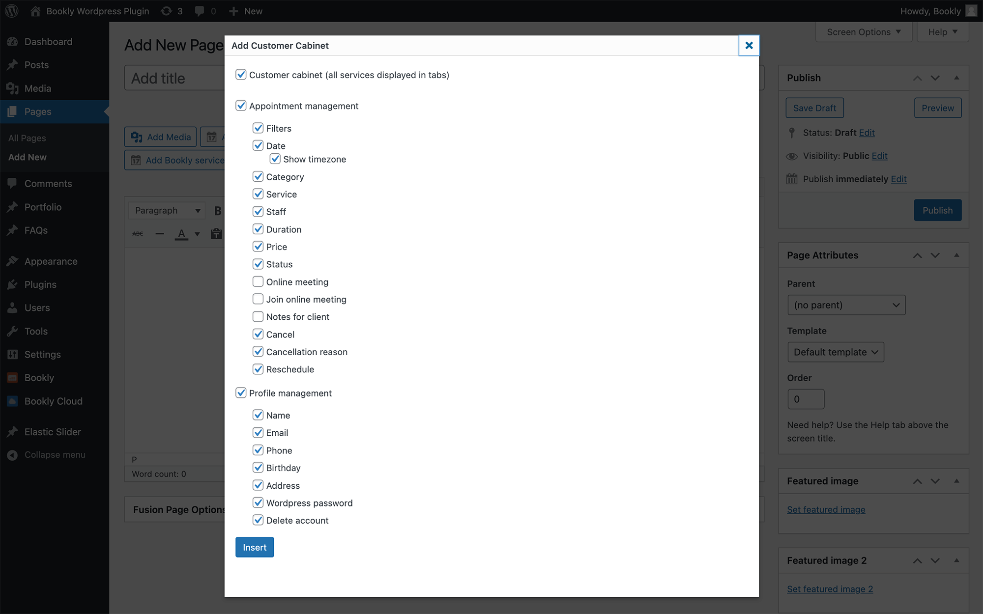 Personal Customer Cabinet for clients in Bookly Personal Customer Cabinet for clients in Bookly