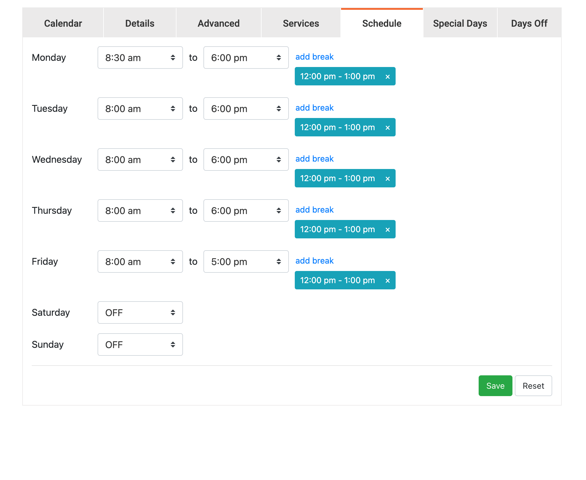 Personal Staff Cabinet for employees in Bookly Personal Staff Cabinet for employees in Bookly