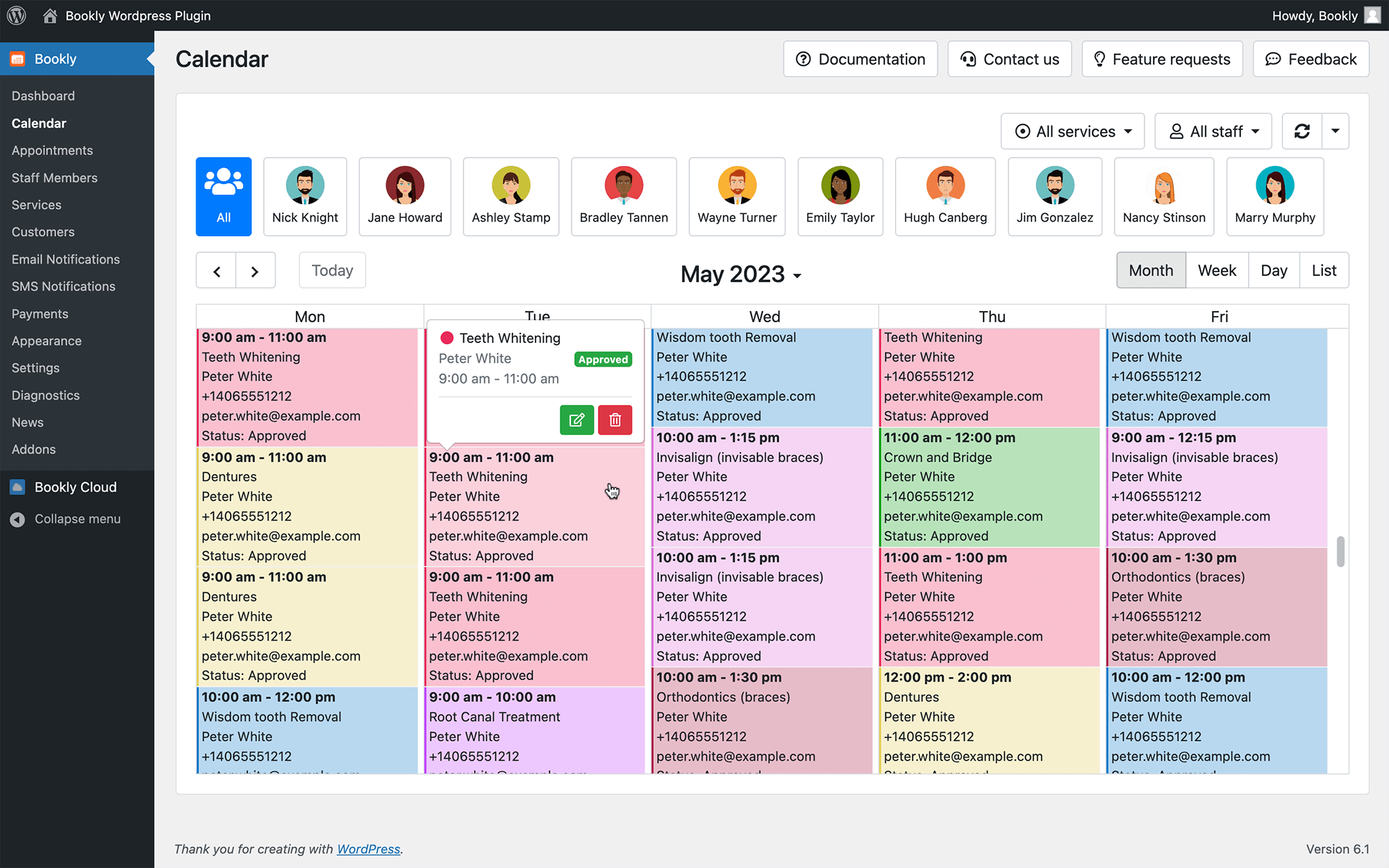 User-friendly admin panel in Bookly PRO User-friendly admin panel in Bookly PRO