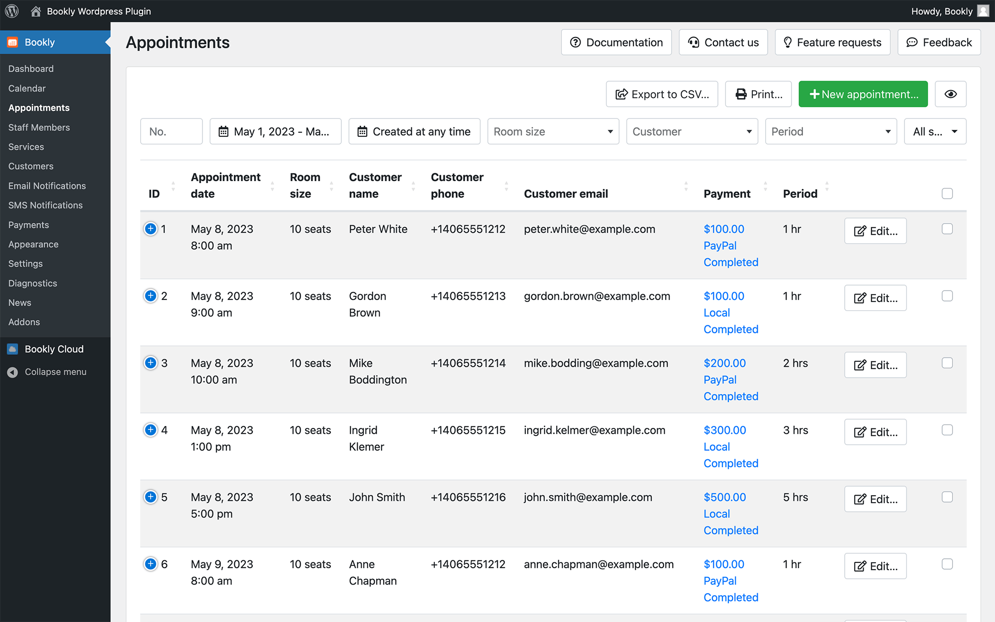 User-friendly admin panel in Bookly PRO User-friendly admin panel in Bookly PRO