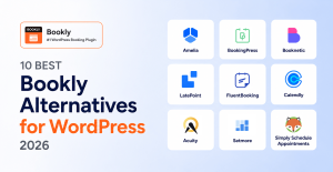 10 Best Bookly alternatives for WordPress comparison hero — booking plugins 2026